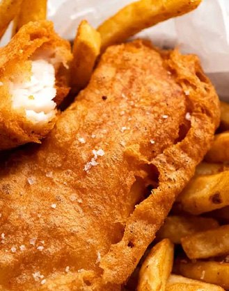 Beer Battered Cod Basket